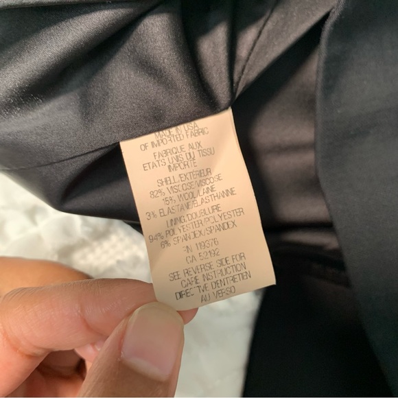 Helmut Lang | Mini Black Skirt | Asymmetrical Layered Skirt | Size 0 - Picture 4 of 9